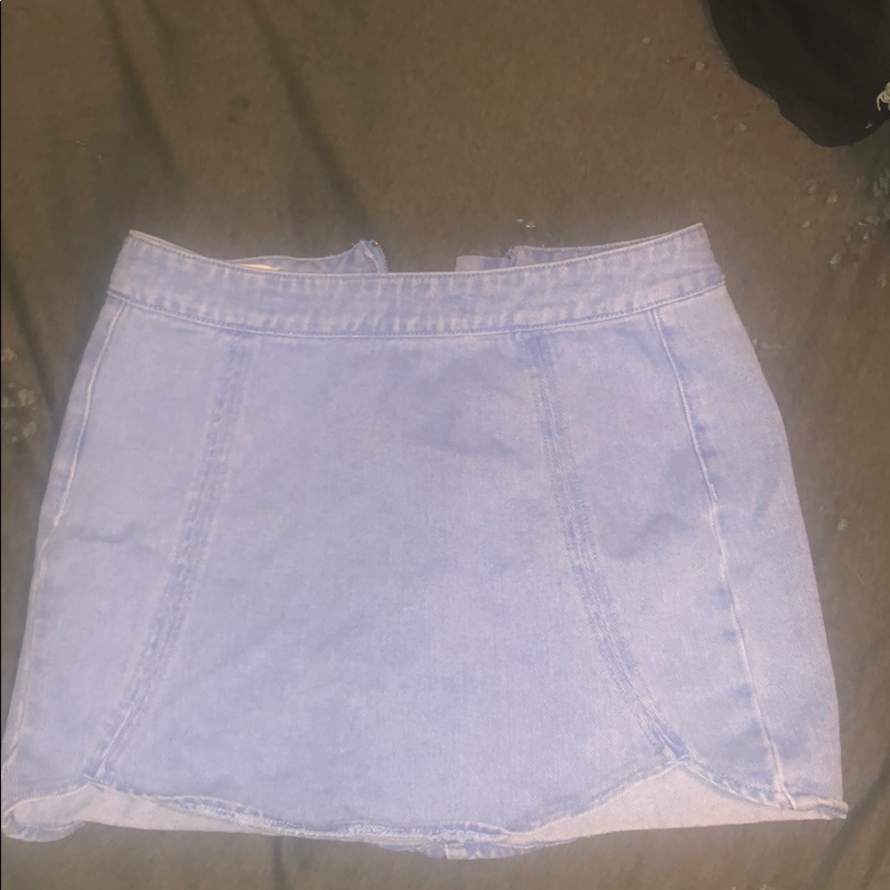 Pacsun Denim Light Blue Skirt - Picture 2 of 4